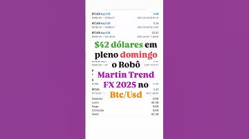 🔥ROBÔ TRADER - $42 dólares com Robô Martin Trend FX 2025 também para Mesa Proprietária