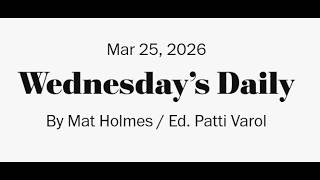 The Washington Post / LA Times Crossword 25/03/2026