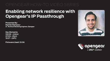 Enabling network resilience with Opengear