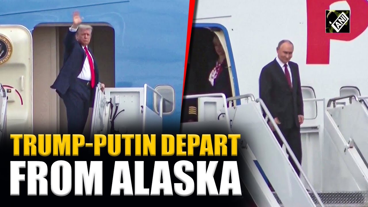 US President Trump, Russia's Putin depart from Anchorage after Alaska Summit