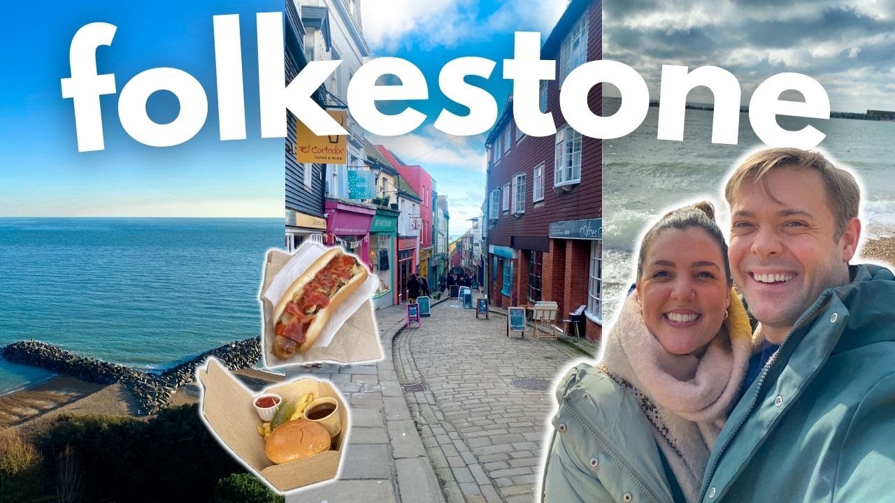 IS FOLKESTONE THE MOST UNDERRATED SEASIDE TOWN? Folkestone Harbour, Beach, Creative Quarter 🌊🐚🎨