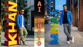 Apne Name Ke Sath AI Photo Kaise Banaye ! How to create photo in ai for free screenshot 3