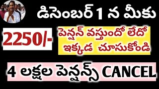 Ysr PENSION KANUKA 2020 || DECEMBER PENSION 2020 UPDATE || AP PENSION SCHEMES STATUS ||