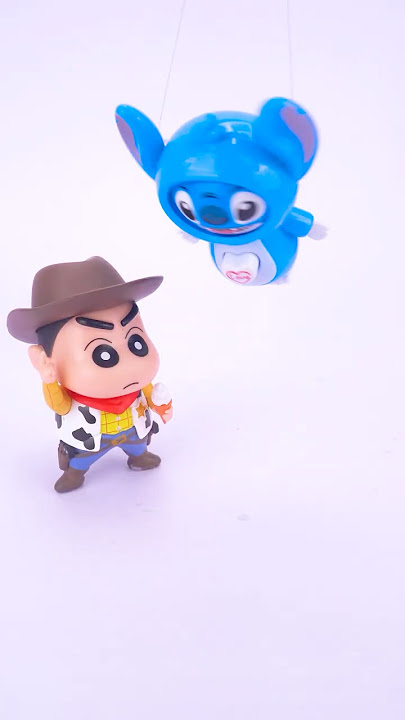 Satisfying with Unboxing and Review Crayon Shinchan, Stitch Toys Video