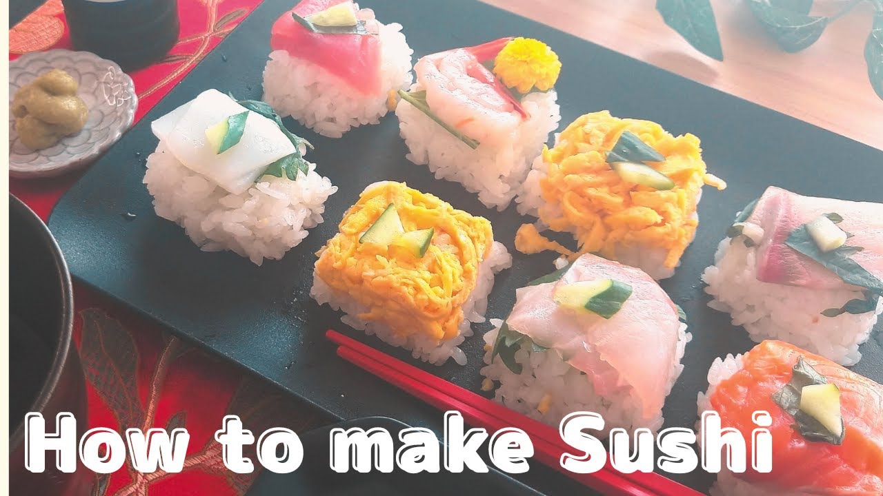 【ミニ寿司】すし飯の作り方｜鍋で炊く1合飯｜早くて簡単、キレイな寿司の作り方｜ How To Make Quick Easy And 