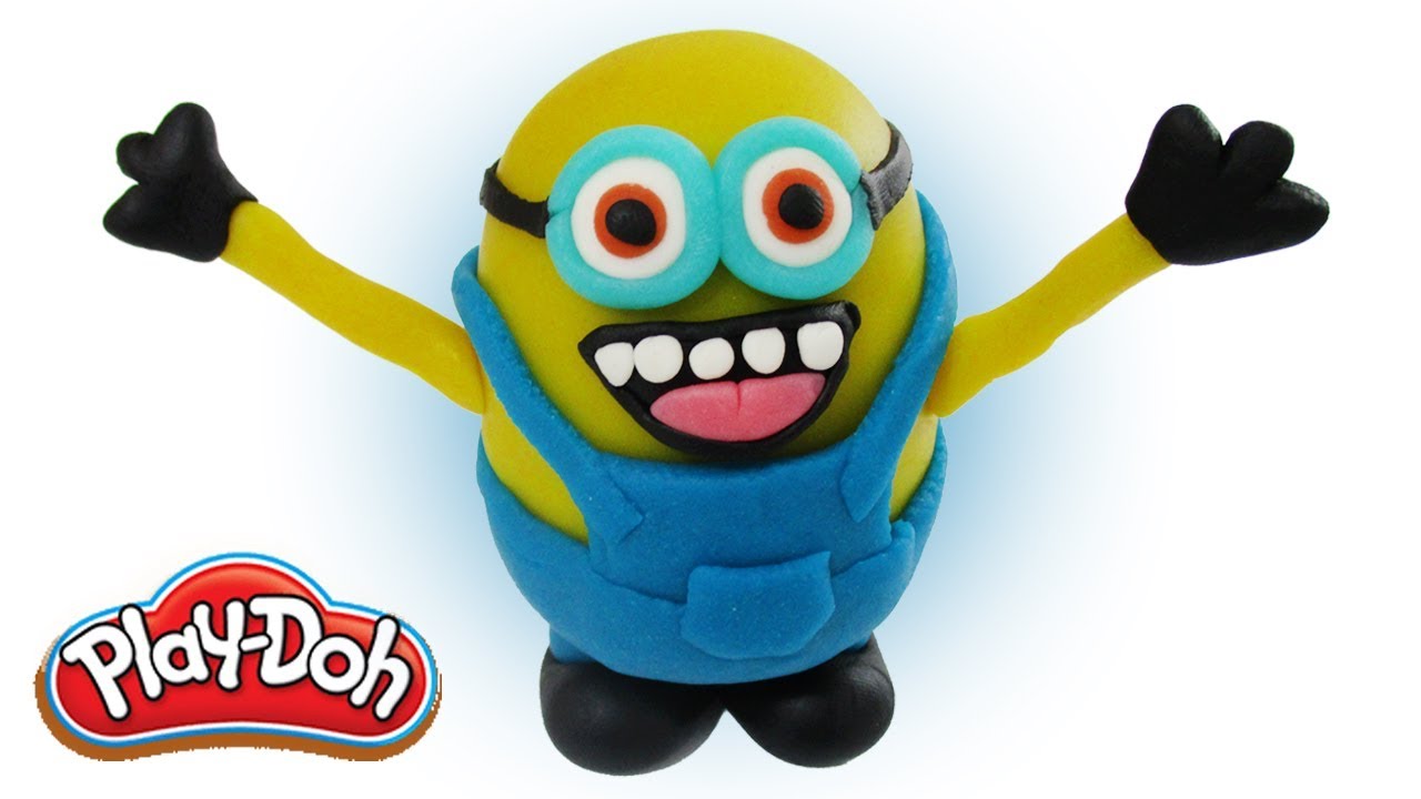 Play Doh Minions En Folie Avec 8 Pots De Pate A Modeler