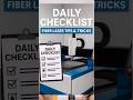 Daily Check List | How to Operate CNC Laser | Cnc laser in Pakistan Ep. 31/100 #cnc #cnclaser