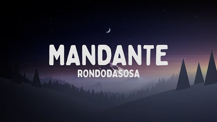 Rondodasosa - MANDANTE (Testo/Lyrics)