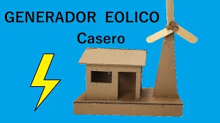 Como Hacer MINI GENERADOR EOLICO Escolar