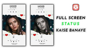 How To Make Trending Full Screen  Flying Heart Whatsapp Status Video Editing In Kinemaster Tutorial