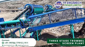 Three Stage Trommel Screen Plant | Advanced Waste Segregation & Recycling #ZeroWaste #Sustainability