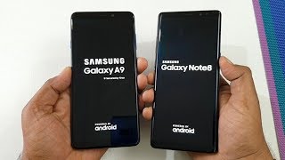 Samsung A9 (2018) vs Samsung Note 8 Speed Test | Camera Comparison & Ram Management Test Resimi