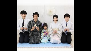 着物とドレス７歳 七五三記念写真　撮影　山形市　Photo Studio いのせんと ふうかちゃん七五三おめでとう！