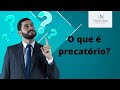 O que é precatório?