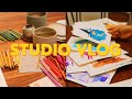 STUDIO VLOG ✷ A RELAXING DAY IN THE STUDIO