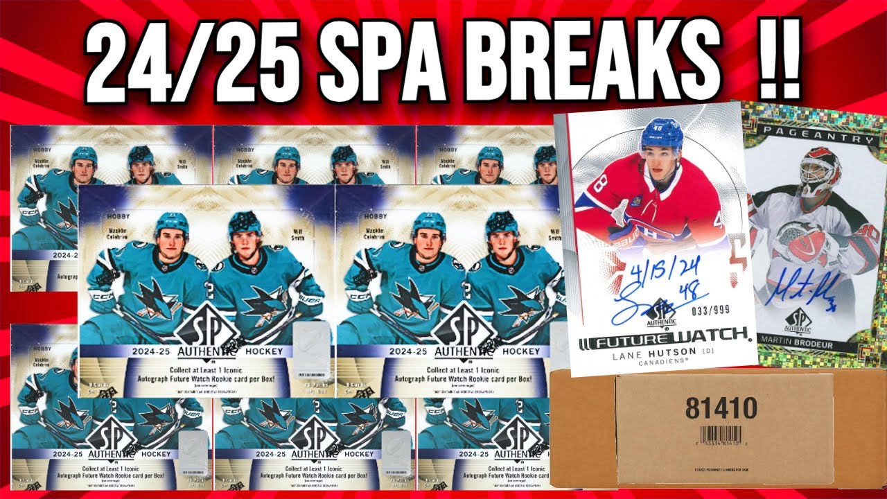 2024-25 Upper Deck SP Authentic Hockey CASE BREAKS !! 🔥