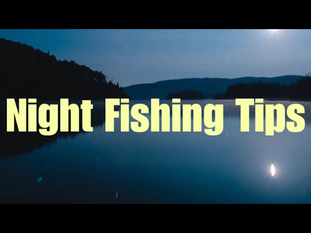 Why You Need To Fish At Night In August.. 