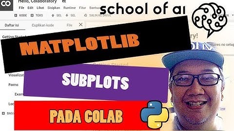 MATPLOTLIB SUBPLOT [Tutorial Python Data Science bahasa Indonesia untuk pemula] #INDOSOAI
