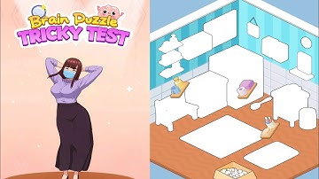 brain puzzle tricky test level 2. walkthrough gameplay