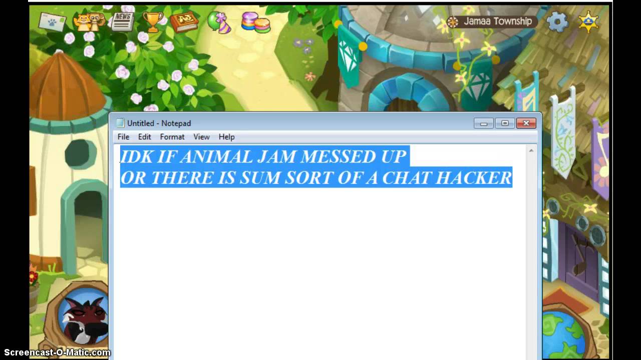 Animal Jam Mysterious Chat Bubble Chat Only Youtube