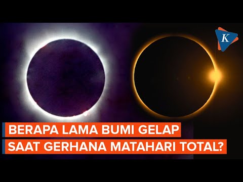 Gerhana Matahari Total 8 April, Berapa Lama Bumi Akan Gelap?