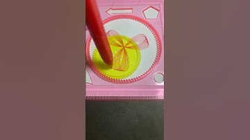 Red is never failed #relaxing #spirograph #art #shorts #satisfying