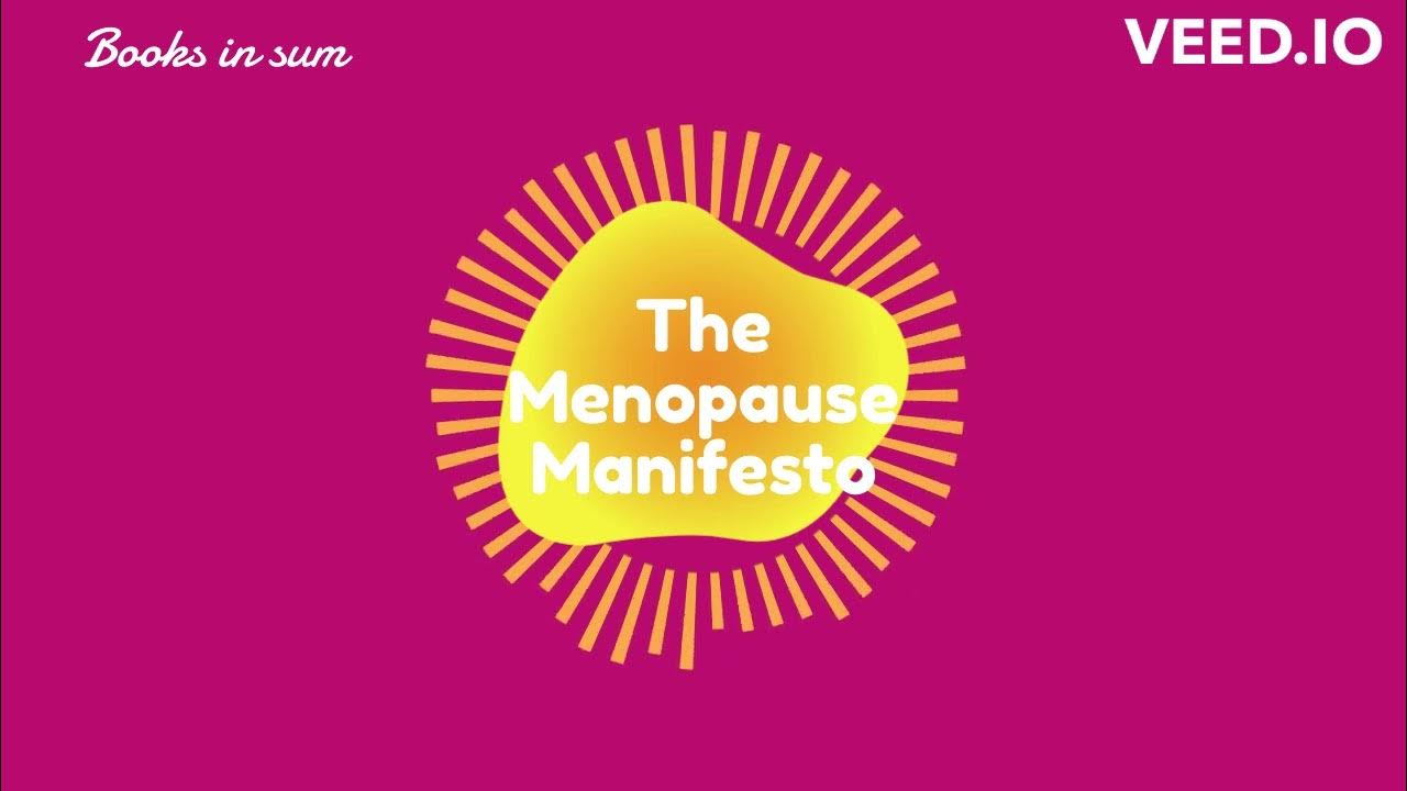The Menopause Manifesto by Dr. Jen Gunter A Comprehensive Guide to