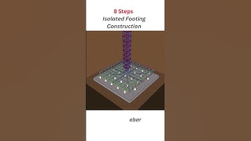 8 steps for Isolated Footing construction.....#sketchup #animation #concrere #construction #building