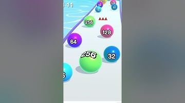 BALL RUN 2048 GAME ⚽️❗️ All Levels Gameplay Android, IOS Walkthrough #shorts