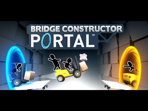 Bridge Constructor Portal Level 44 Gameplay