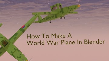 MAKING A WORLD WAR SPITFIRE PLANE IN BLENDER 2.8! Blender Tutorial #4