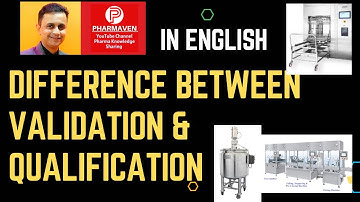 In English, Difference Between Validation and Qualification @PHARMAVEN #validation #qualification