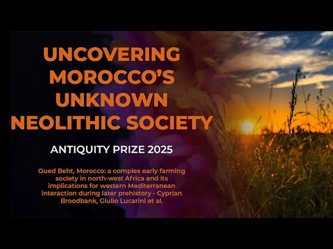 'Uncovering Morocco's unknown Neolithic society': an interview with the authors - video from ChemRxiv