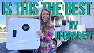Should You Upgrade to a Tankless Water Heater?! // RV Tankless Water Heater PROS and CONS
