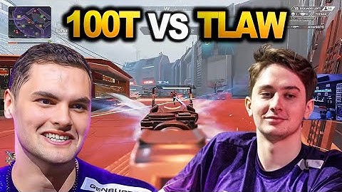 100T Genburten team vs TLAW Zer0 team in algs scrims!! WHO WIN?!