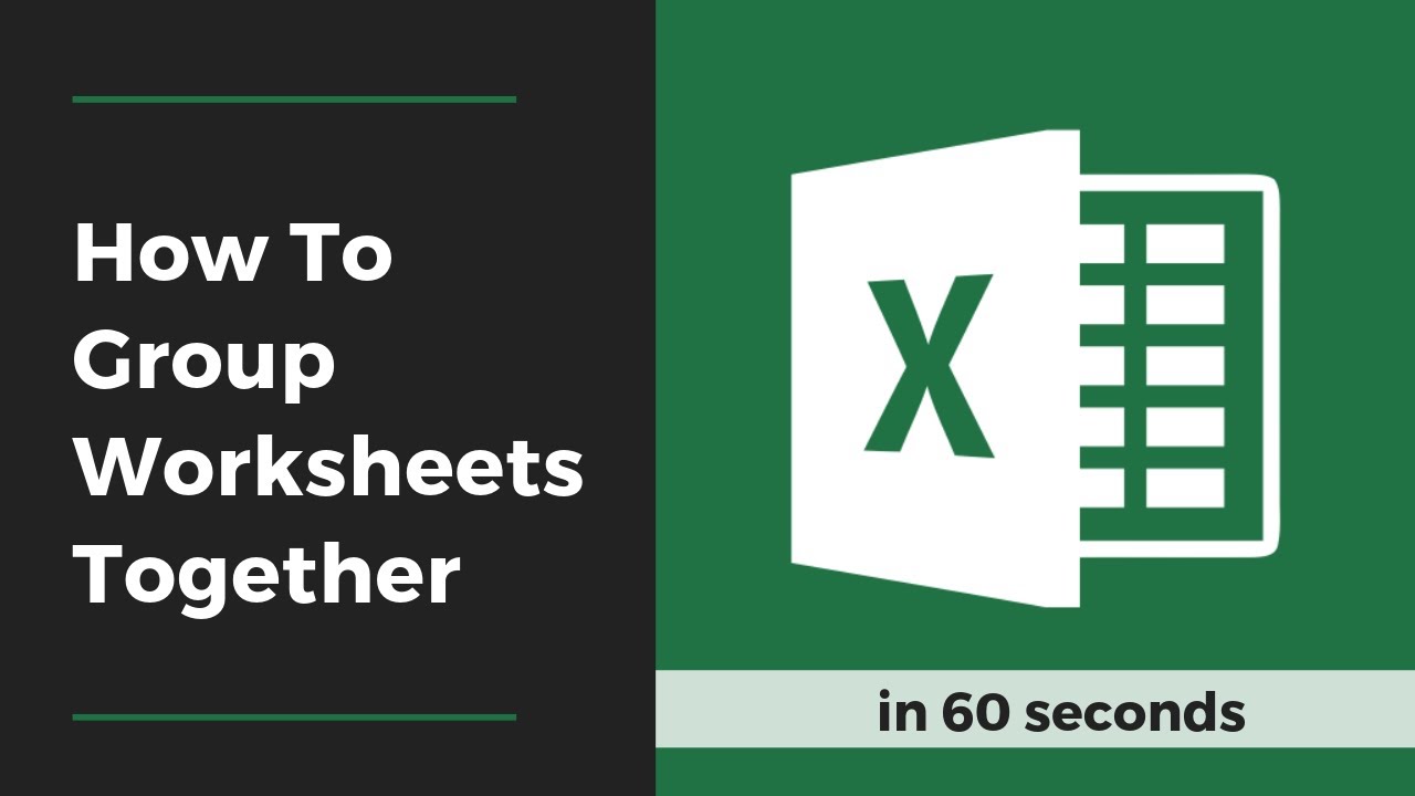 how-to-group-worksheets-together-in-microsoft-excel-youtube