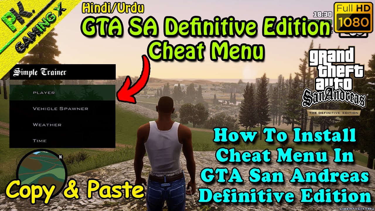 GTA San Andreas: How to Install the Cheat Menu Mod. 2020 