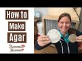 How to make agar