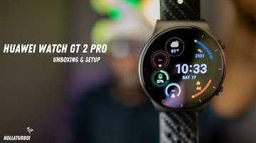Huawei Watch GT2 Pro unboxing and setup