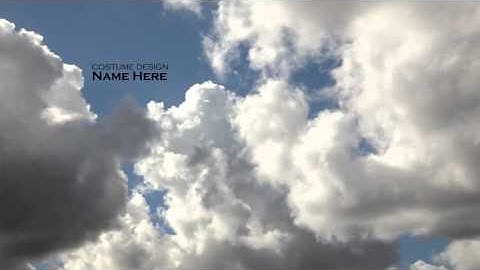 Clouds Title Sequence