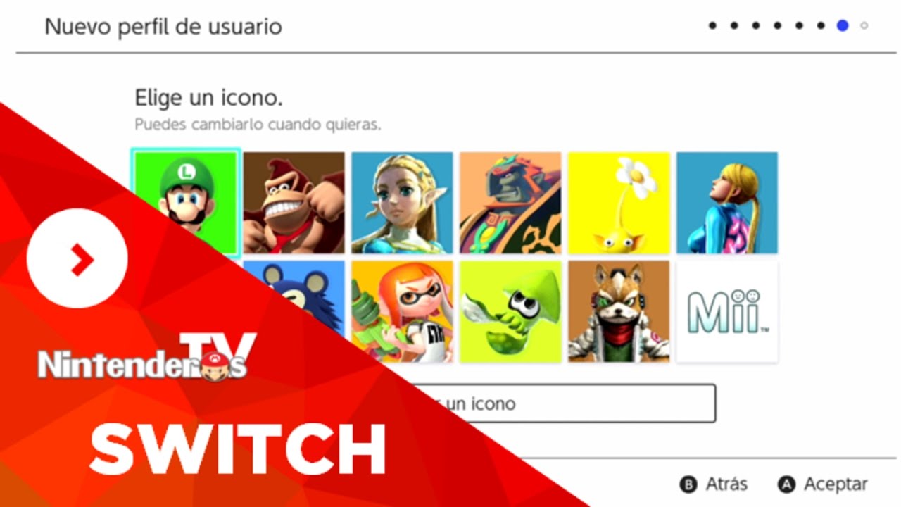 Iniciando Nintendo Switch en español YouTube
