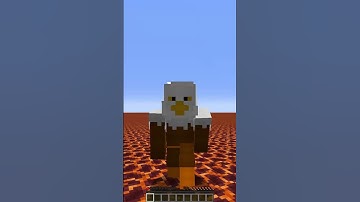 Minecraft, But The Whole World is Magma Block