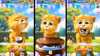 Talking Ginger 2 and  Friends [Tom , Angela , Santa , Ben , Hippo] Android  iOS Gameplay P1 screenshot 2