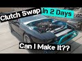 Z32/ls1 Clutch Swap in 2 Days | 5.3 LS FC RX7