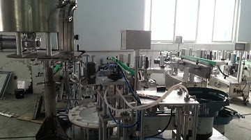 30ml pharmaceutical urine tubes containers filling screw capping machine rotary model testing video