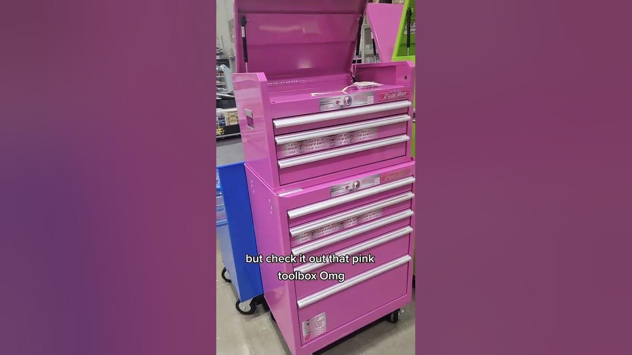 Pink Tool Box at Lowes in Woodbridge VA 