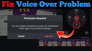 you can enable Microphone access for kinemaster under apps in your device setting | kinemaster mic