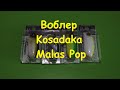 Распаковка посылки от интернет магазина Spiningline  Воблер Kosadaka Malas Pop 57