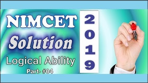 NIMCET 2019 Original Paper Solution Part- #04 || MaaRula Classes