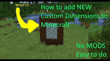 Add A New Dimension to Minecraft. NO MODS (easy to learn) datapack